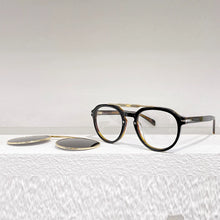 Load image into Gallery viewer, DB High Street Round Flip Sunglasses Men Classical Acetate Handmade Designer Eyeglasses Luxury Brand Original Women Eyewear