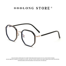Load image into Gallery viewer, DDDLONG Square Anti Blue Light Glasses Prescription Eyeglasses Frame For Men Women Optical Lens Can Replaceable Eyewear D10