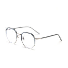 Load image into Gallery viewer, DDDLONG Square Anti Blue Light Glasses Prescription Eyeglasses Frame For Men Women Optical Lens Can Replaceable Eyewear D10
