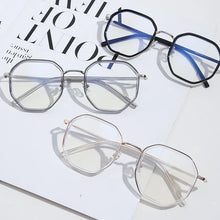 Load image into Gallery viewer, DDDLONG Square Anti Blue Light Glasses Prescription Eyeglasses Frame For Men Women Optical Lens Can Replaceable Eyewear D10
