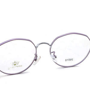 DESIGN Men Titanium Alloy Glasses Frame Women Round Eyewear  Male  Ultralight Eye Myopia Prescription Eyeglasses