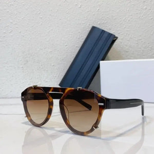 DION Luxury Brand  Acetate Fiber Pilot Men's Sunglasses  Futurism Glasses High Quality Women Hot Style Oval Eyeglasses