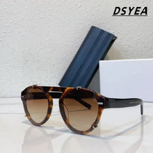 Load image into Gallery viewer, DION Luxury Brand  Acetate Fiber Pilot Men&#39;s Sunglasses  Futurism Glasses High Quality Women Hot Style Oval Eyeglasses