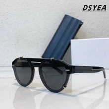 Load image into Gallery viewer, DION Luxury Brand  Acetate Fiber Pilot Men&#39;s Sunglasses  Futurism Glasses High Quality Women Hot Style Oval Eyeglasses