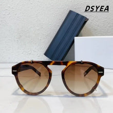 Load image into Gallery viewer, DION Luxury Brand  Acetate Fiber Pilot Men&#39;s Sunglasses  Futurism Glasses High Quality Women Hot Style Oval Eyeglasses