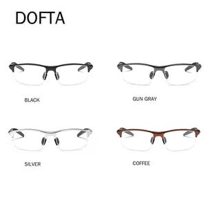 DOFTA Al-Mg Prescription Glasses Frame Men Alloy Frame Spectacle Eyeglasses Myopia Glasses Male Sports Goggles 5538