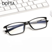 Load image into Gallery viewer, DOFTA Myopia Glasses Frame Men Ultralight Carbon Fiber Square Optical Eyeglasses Frame Women Male Prescription Eye Glasses 5271