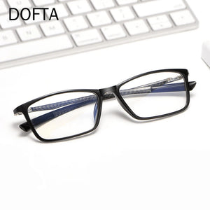 DOFTA Myopia Glasses Frame Men Ultralight Carbon Fiber Square Optical Eyeglasses Frame Women Male Prescription Eye Glasses 5271