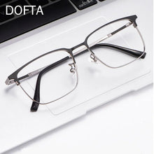 Load image into Gallery viewer, DOFTA Optical Glasses Frame Men Ultralight β Titanium Square Male Full  Myopia Prescription Eyeglasses Frames Eyewear 5262