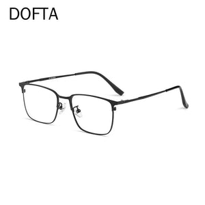 DOFTA Optical Glasses Frame Men Ultralight β Titanium Square Male Full  Myopia Prescription Eyeglasses Frames Eyewear 5262