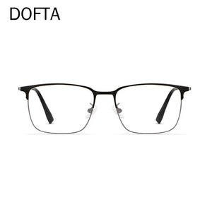 DOFTA Optical Glasses Frame Men Ultralight β Titanium Square Male Full  Myopia Prescription Eyeglasses Frames Eyewear 5262