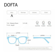 Load image into Gallery viewer, DOFTA Optical Glasses Frame Men Ultralight β Titanium Square Male Full  Myopia Prescription Eyeglasses Frames Eyewear 5262