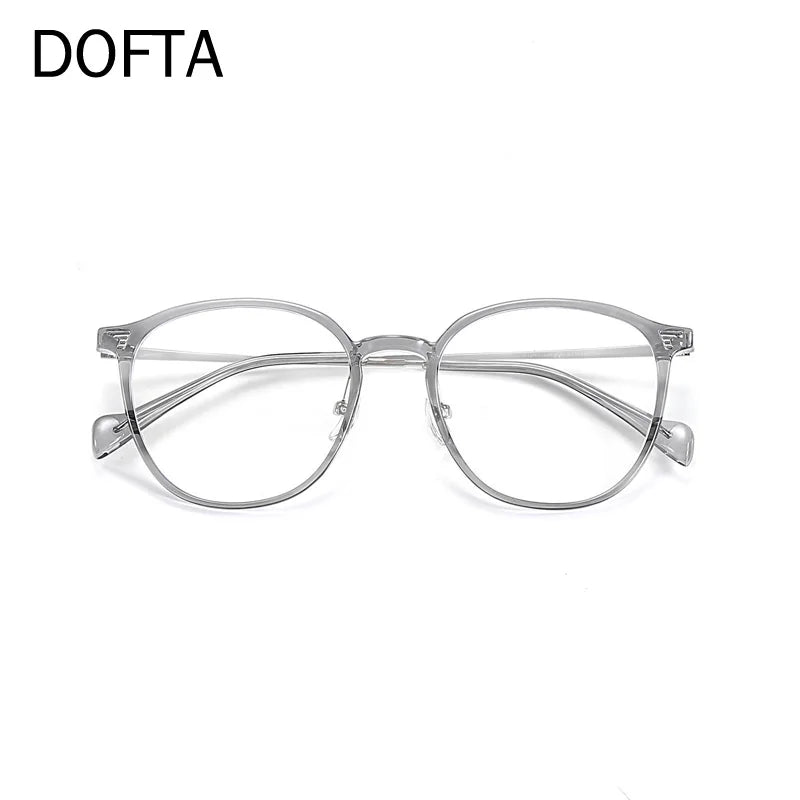 DOFTA Optical Prescription Glasses Frame Women Ultra-light TR90 Alloy Eyewear Men Retro Round Myopia Hyperopia Eyeglasses Frame