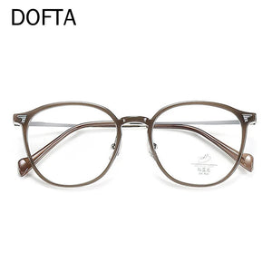 DOFTA Optical Prescription Glasses Frame Women Ultra-light TR90 Alloy Eyewear Men Retro Round Myopia Hyperopia Eyeglasses Frame