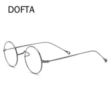 Load image into Gallery viewer, DOFTA Titanium Glasses Frame Men Vintage Round Myopia Optical Prescription Eyeglasses Women  Retro Eyewear 5503