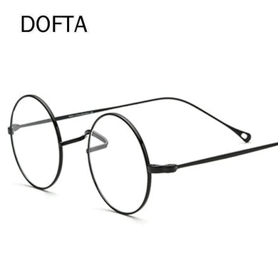 DOFTA Titanium Glasses Frame Men Vintage Round Myopia Optical Prescription Eyeglasses Women  Retro Eyewear 5503