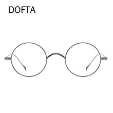 Load image into Gallery viewer, DOFTA Titanium Glasses Frame Men Vintage Round Myopia Optical Prescription Eyeglasses Women  Retro Eyewear 5503