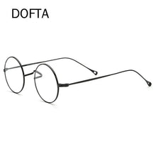 Load image into Gallery viewer, DOFTA Titanium Glasses Frame Men Vintage Round Myopia Optical Prescription Eyeglasses Women  Retro Eyewear 5503