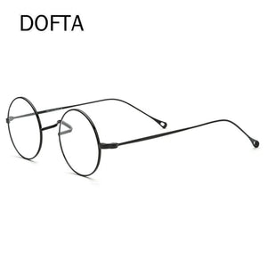 DOFTA Titanium Glasses Frame Men Vintage Round Myopia Optical Prescription Eyeglasses Women  Retro Eyewear 5503