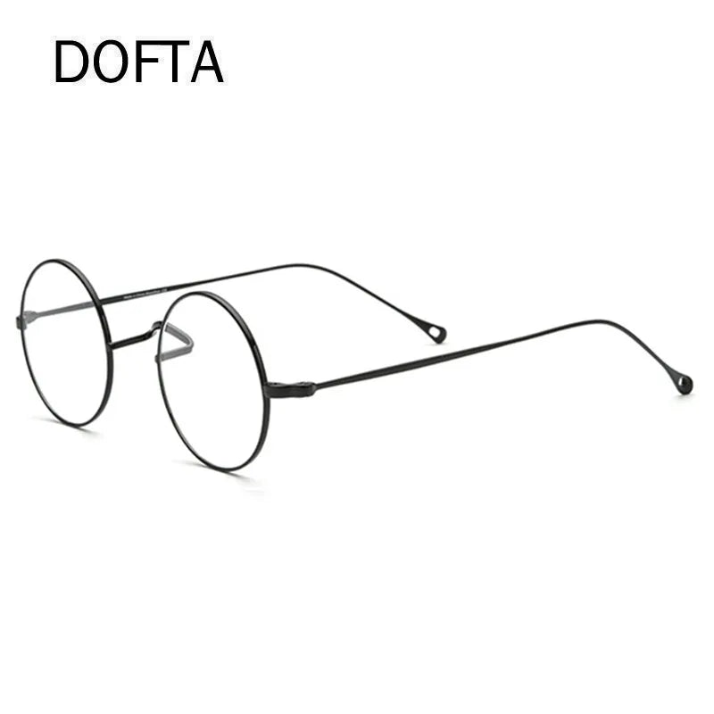 DOFTA Titanium Glasses Frame Men Vintage Round Myopia Optical Prescription Eyeglasses Women  Retro Eyewear 5503