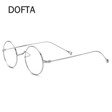 Load image into Gallery viewer, DOFTA Titanium Glasses Frame Men Vintage Round Myopia Optical Prescription Eyeglasses Women  Retro Eyewear 5503
