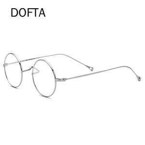 DOFTA Titanium Glasses Frame Men Vintage Round Myopia Optical Prescription Eyeglasses Women  Retro Eyewear 5503