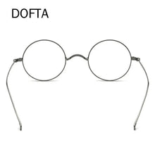 Load image into Gallery viewer, DOFTA Titanium Glasses Frame Men Vintage Round Myopia Optical Prescription Eyeglasses Women  Retro Eyewear 5503