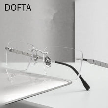 Load image into Gallery viewer, DOFTA Titanium Rimless Glasses Frame Men Square Prescription Frameless Eyeglasses Women Optical  Eyewear 5882