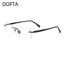 Load image into Gallery viewer, DOFTA Titanium Rimless Glasses Frame Men Square Prescription Frameless Eyeglasses Women Optical  Eyewear 5882