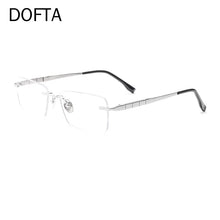 Load image into Gallery viewer, DOFTA Titanium Rimless Glasses Frame Men Square Prescription Frameless Eyeglasses Women Optical  Eyewear 5882