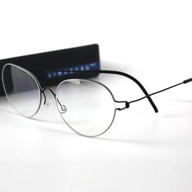 Danish Design pure handmade spectacle frame with prescription spectacle lens men and women's oval frame glasses with myopia anti