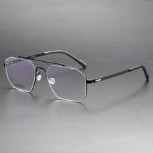 Load image into Gallery viewer, Demark Screwless Double-beam Glasses Frame Men Women Titanium Myopia Spectacle Optical Eyeglasses Square Prescription Eyewear