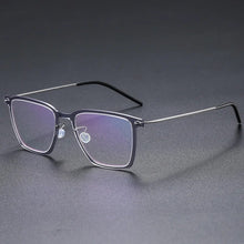 Load image into Gallery viewer, Denmark 6554 Square Myopia Reading Titanium Glasses Frames Men Women Eyeglasses Ultra-light Prescription Gafas Eyewear De Oculos