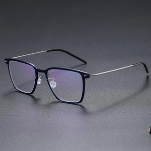 Denmark 6554 Square Myopia Reading Titanium Glasses Frames Men Women Eyeglasses Ultra-light Prescription Gafas Eyewear De Oculos