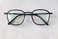 Load image into Gallery viewer, Denmark Brand 9781 Titanium Glasses Frame Ultralight Retro Oval Men Women Eyeglasses Eyewear Prescription Optical Oculos De Grau