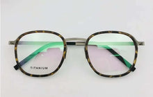 Load image into Gallery viewer, Denmark Brand 9781 Titanium Glasses Frame Ultralight Retro Oval Men Women Eyeglasses Eyewear Prescription Optical Oculos De Grau