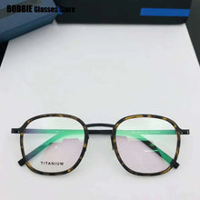 Load image into Gallery viewer, Denmark Brand 9781 Titanium Glasses Frame Ultralight Retro Oval Men Women Eyeglasses Eyewear Prescription Optical Oculos De Grau