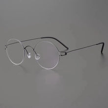 Load image into Gallery viewer, Denmark Brand Designer Screwless Eyeglasses Retro Round Wire Titanium Alloy Glasses Frame Ultralight Men Women Myopia Eyewear