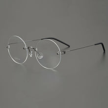 Load image into Gallery viewer, Denmark Brand Frameless Round Eyeglasses 356 Ultralight Men Screwless Titanium Glasses Frames Rimless Spectacles Women Spectacle
