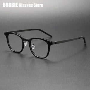 Denmark Brand Glasses Frame 1051 Ultralight Screwless Men Prescription Optical Eyeglasses Anti Blue Light Spectacles Eyewear New