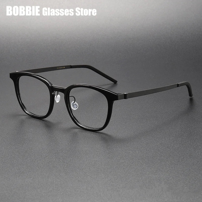 Denmark Brand Glasses Frame 1051 Ultralight Screwless Men Prescription Optical Eyeglasses Anti Blue Light Spectacles Eyewear New