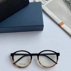Denmark Brand Glasses Frame Men Retro Round Titanium Lightweight 1827 Women Prescription Eyeglasses Spectacles Oculos De Grau