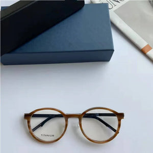 Denmark Brand Glasses Frame Men Retro Round Titanium Lightweight 1827 Women Prescription Eyeglasses Spectacles Oculos De Grau