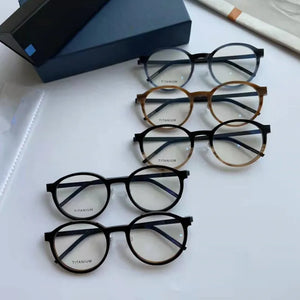 Denmark Brand Glasses Frame Men Retro Round Titanium Lightweight 1827 Women Prescription Eyeglasses Spectacles Oculos De Grau
