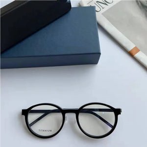 Denmark Brand Glasses Frame Men Retro Round Titanium Lightweight 1827 Women Prescription Eyeglasses Spectacles Oculos De Grau