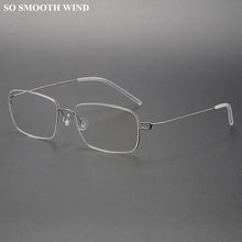 Load image into Gallery viewer, Denmark Brand Pure Titanium Eyeglasses Screwless Men Women Optical Glasses Frame Myopia Eyewear Ultralight Prescription Reading