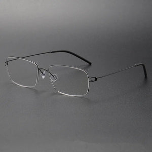 Denmark Brand Pure Titanium Eyeglasses Screwless Men Women Optical Glasses Frame Myopia Eyewear Ultralight Prescription Reading