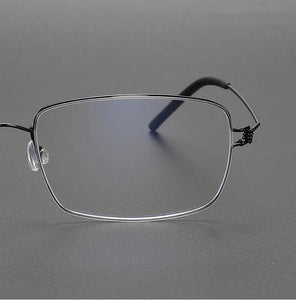 Denmark Brand Pure Titanium Eyeglasses Screwless Men Women Optical Glasses Frame Myopia Eyewear Ultralight Prescription Reading