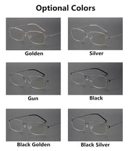 Load image into Gallery viewer, Denmark Brand Pure Titanium Eyeglasses Screwless Men Women Optical Glasses Frame Myopia Eyewear Ultralight Prescription Reading