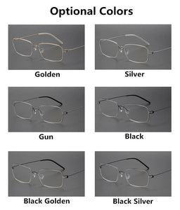 Denmark Brand Pure Titanium Eyeglasses Screwless Men Women Optical Glasses Frame Myopia Eyewear Ultralight Prescription Reading